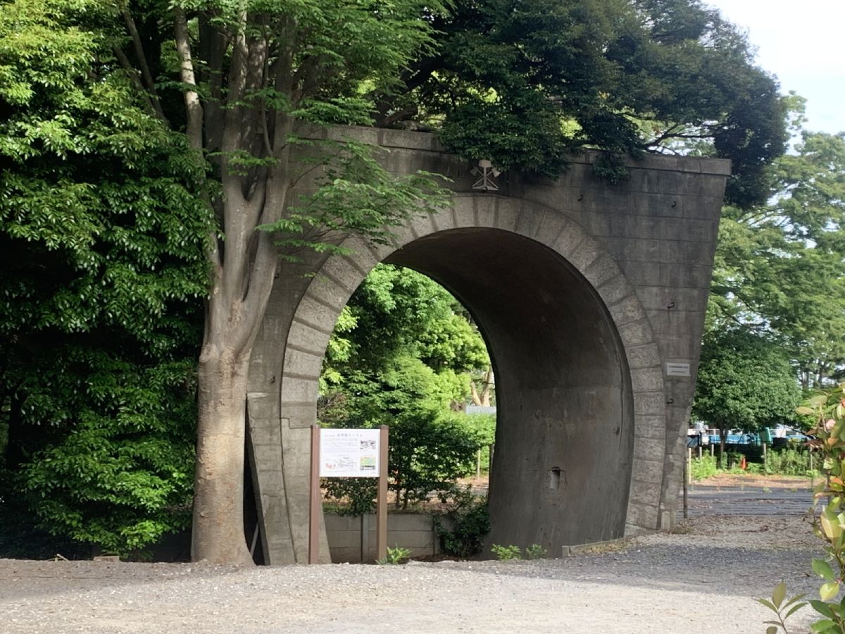 千葉公園　トンネル
